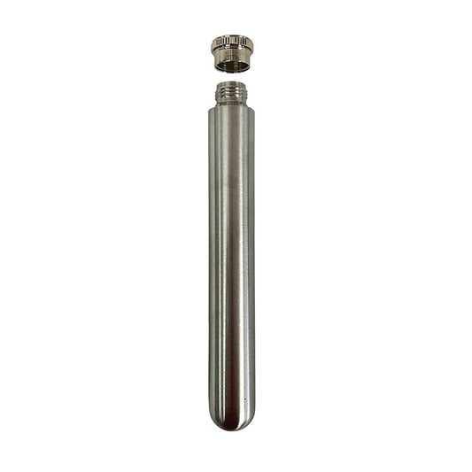 Slender Stainless Steel Cylindrical Hip Flask