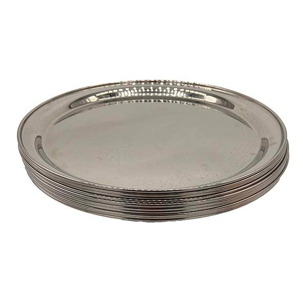 Stainless Steel Round Serving Trays