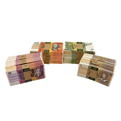 Prop Australian Notes in Bank Style Bundles (70's-90's) - Mixed