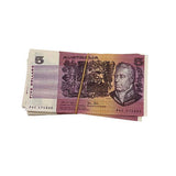 Prop Australian $5 Paper Notes (60s - 90's)