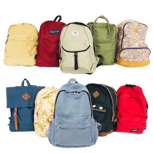 Group of 10 Teen Mixed Backpacks
