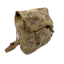 Punk Era Canvas Army Backpack / Rucksack