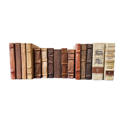 Leather Bound Books - Set 8