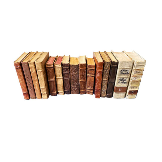 Leather Bound Books - Set 8