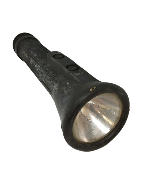 1990s Black Rubber Case Halogen Torch