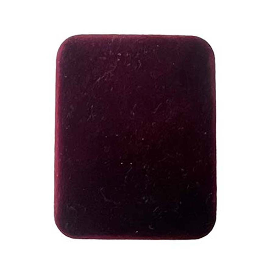 Burgundy Velvet Ring Box