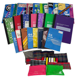 High School Books & Pencil Cases
