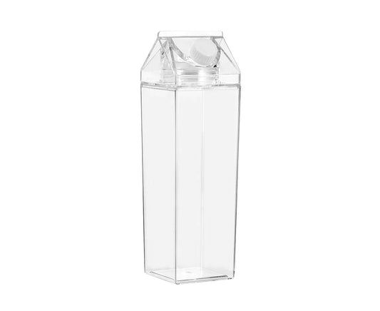 Clear Square Reusable Water Container