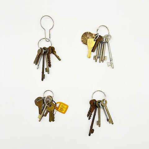 Prison Guard Keys - Set of 4