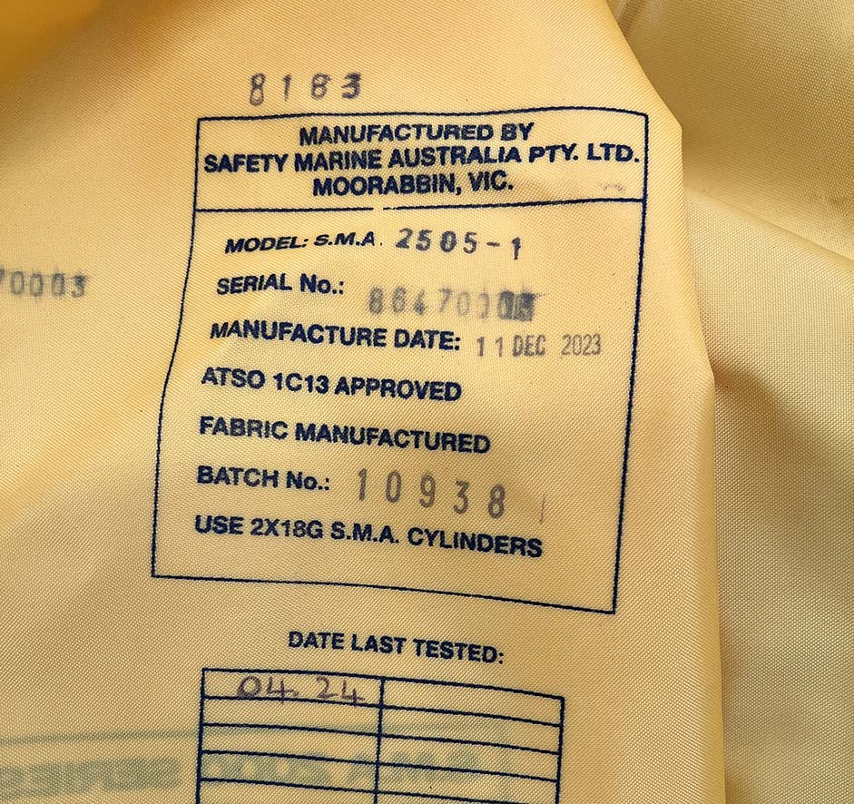 Inflatable Life Vest (Working - 2 available)