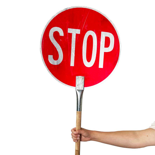 Slow Stop Sign (Double Sided)