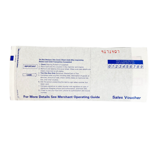 Merchant Credit Card Imprinter - Expendables