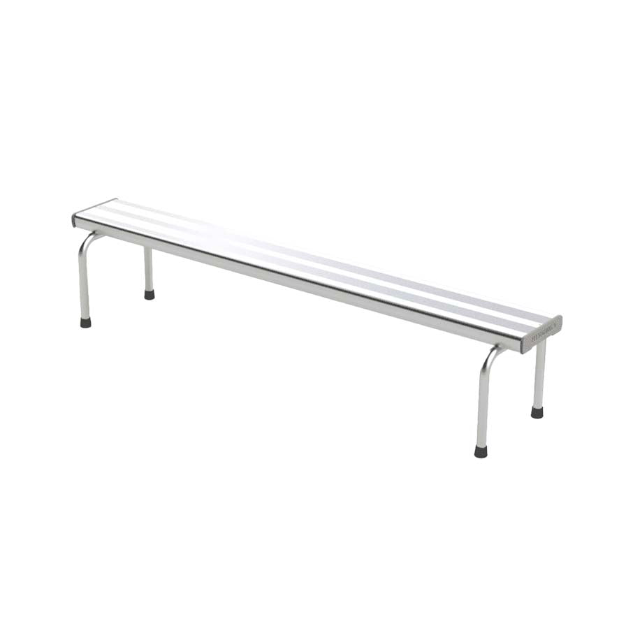 Silver Aluminium Bench Seats (3 available)