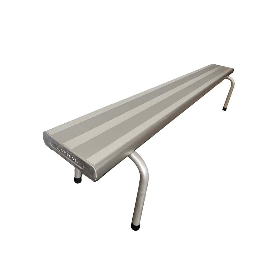 Silver Aluminium Bench Seats (3 available)