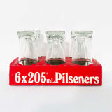 Pilsner Beer Glasses 205ml Vintage Packaging