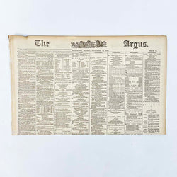 The Argus Newspaper - 1892