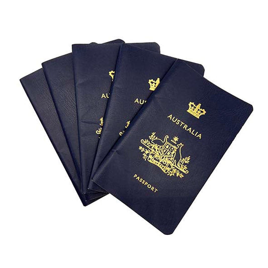 Imitation Australian Passport (70's / 80's) - Set of 5