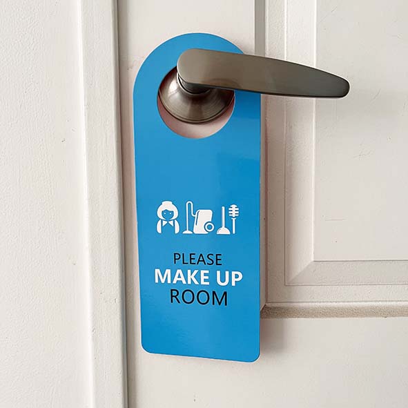 Hotel Door Sign