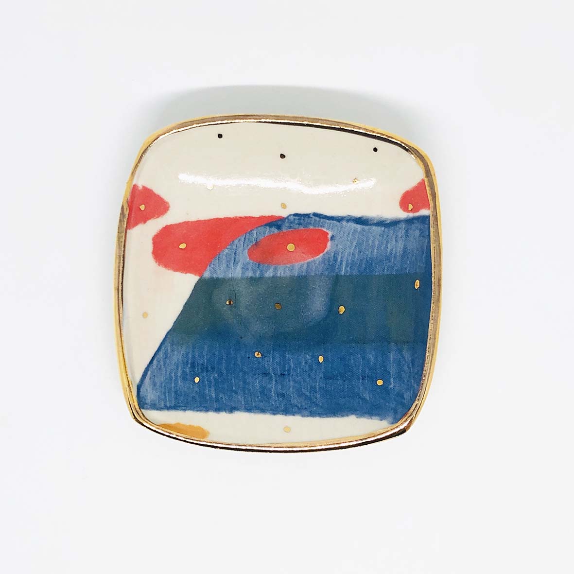 Small Decorative Colourful Plate