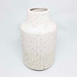 White Speckled Vase