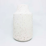 White Speckled Vase