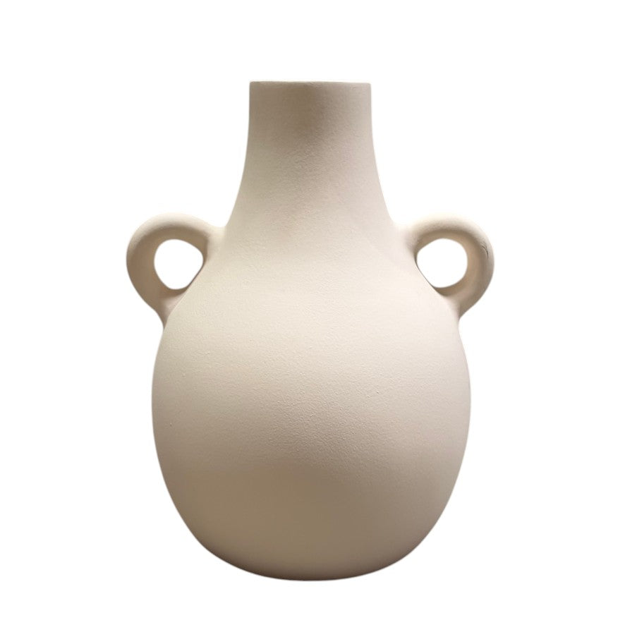 Tuscan Double Handle Clay Vase