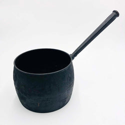 Black Wrought Iron Pot