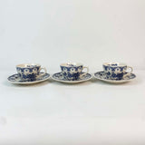 Blue Floral Tea Cup & Saucer Set