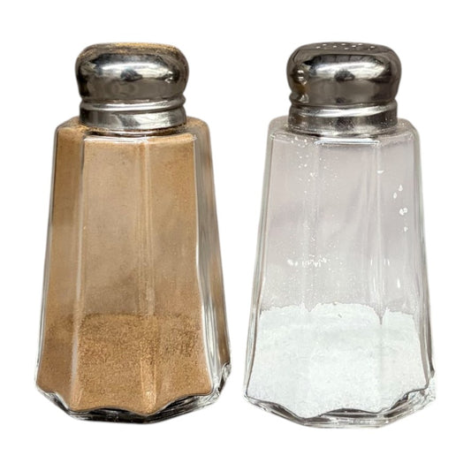 Glass Salt & Pepper Shakers - Set of 2 (18 Available)