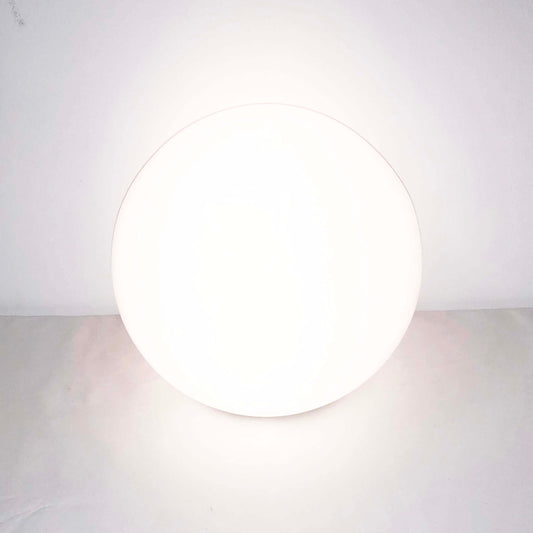 White Glass Orb Table Lamps