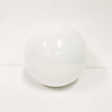 White Glass Orb Table Lamps