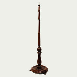 Wooden Decorative Carved Floor Lamp