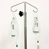 IV Stand With 2 Saline Bags