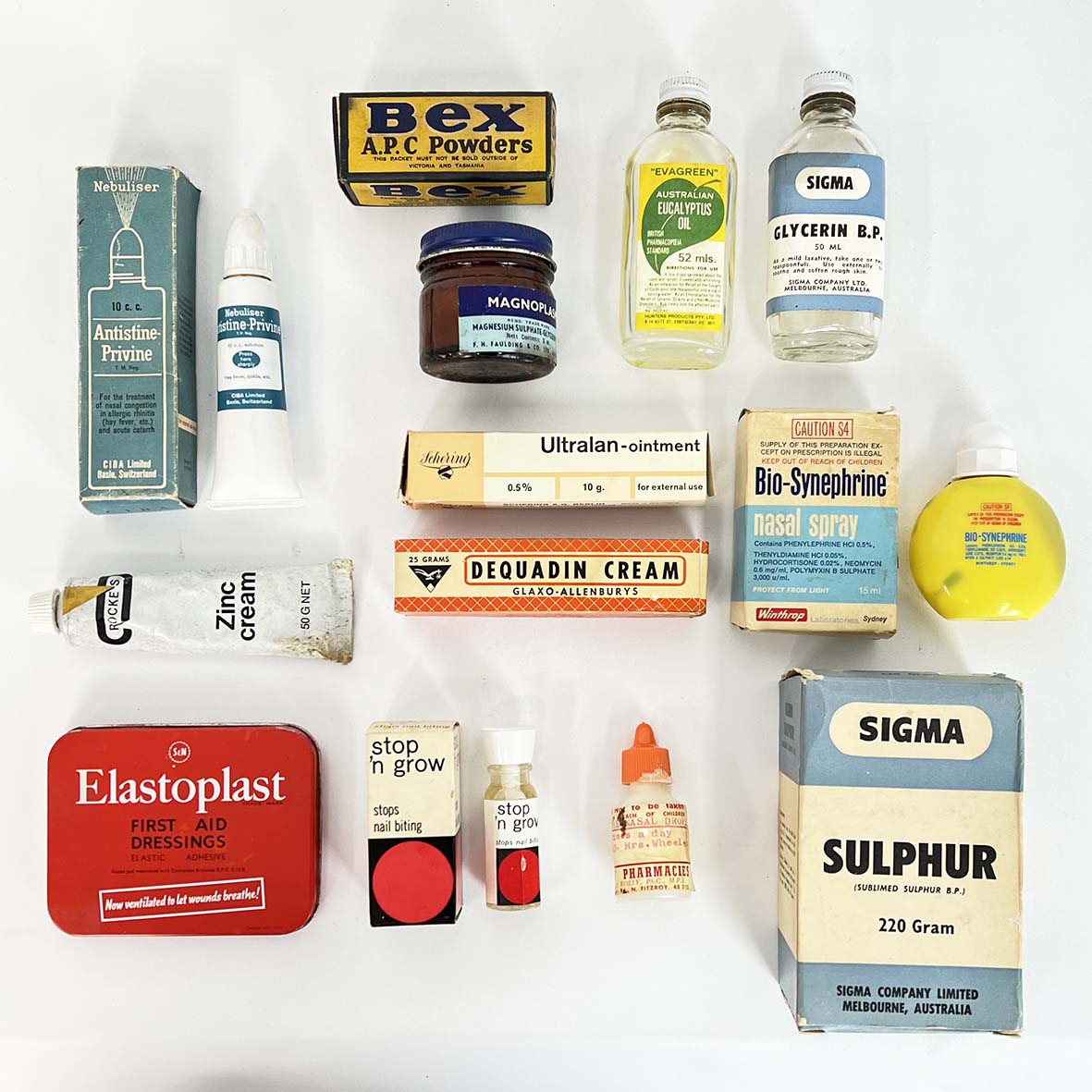 Vintage Medical Cabinet Dressings/ Props #3