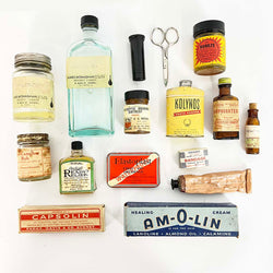Vintage Medical Cabinet Dressings/ Props #5