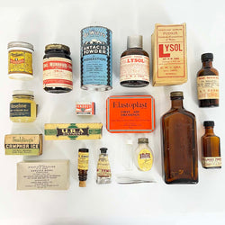 Vintage Medical Cabinet Dressings/ Props #6