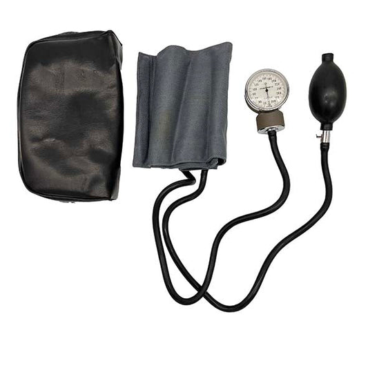 Vintage Sphygmomanometer in Black Case (Blood Pressure Monitor & Cuff)