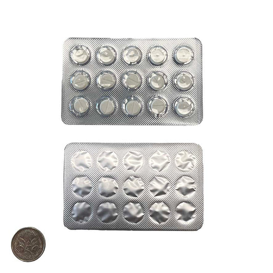 Blister Packs containing a range of 15 Placebo Pills