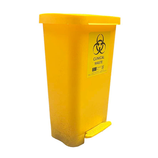 Yellow Clinical Waste Disposal Bin