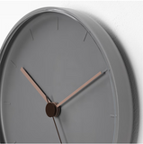 Grey Wall Clock