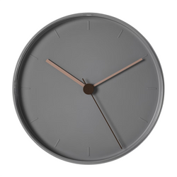 Grey Wall Clock