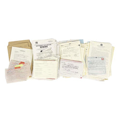 Vintage Police Paperwork Lot