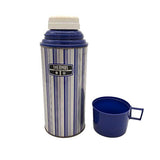 Blue Striped Thermos