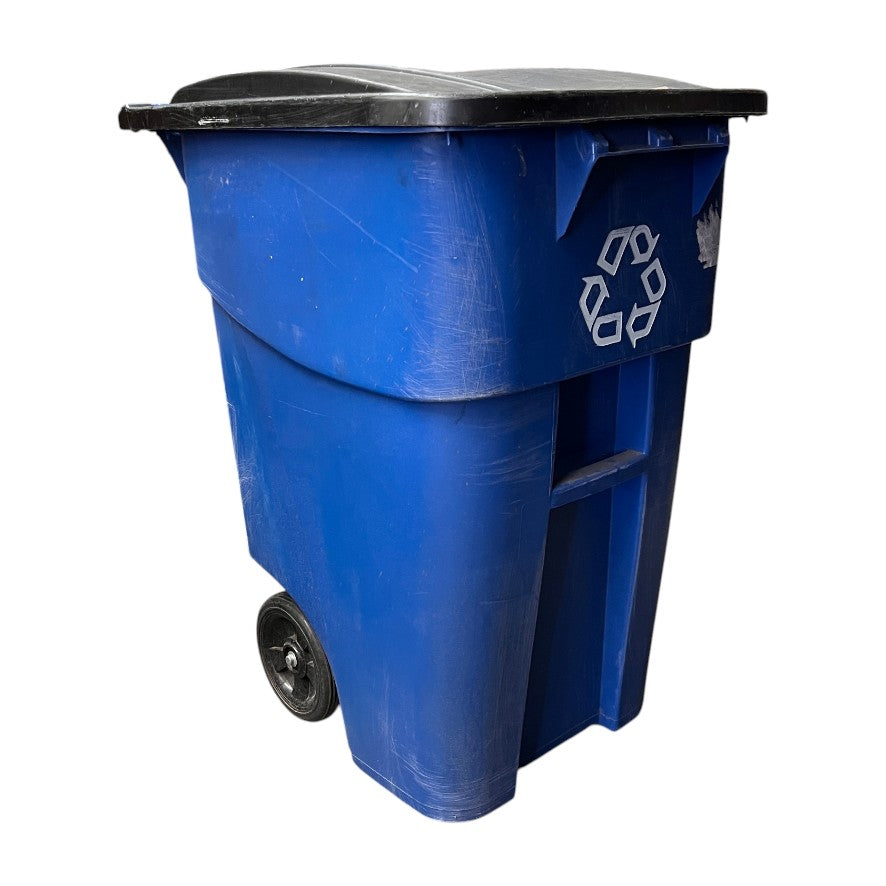US Style Residential Roadsie Recycling Bin - Blue (2 Avaialble)
