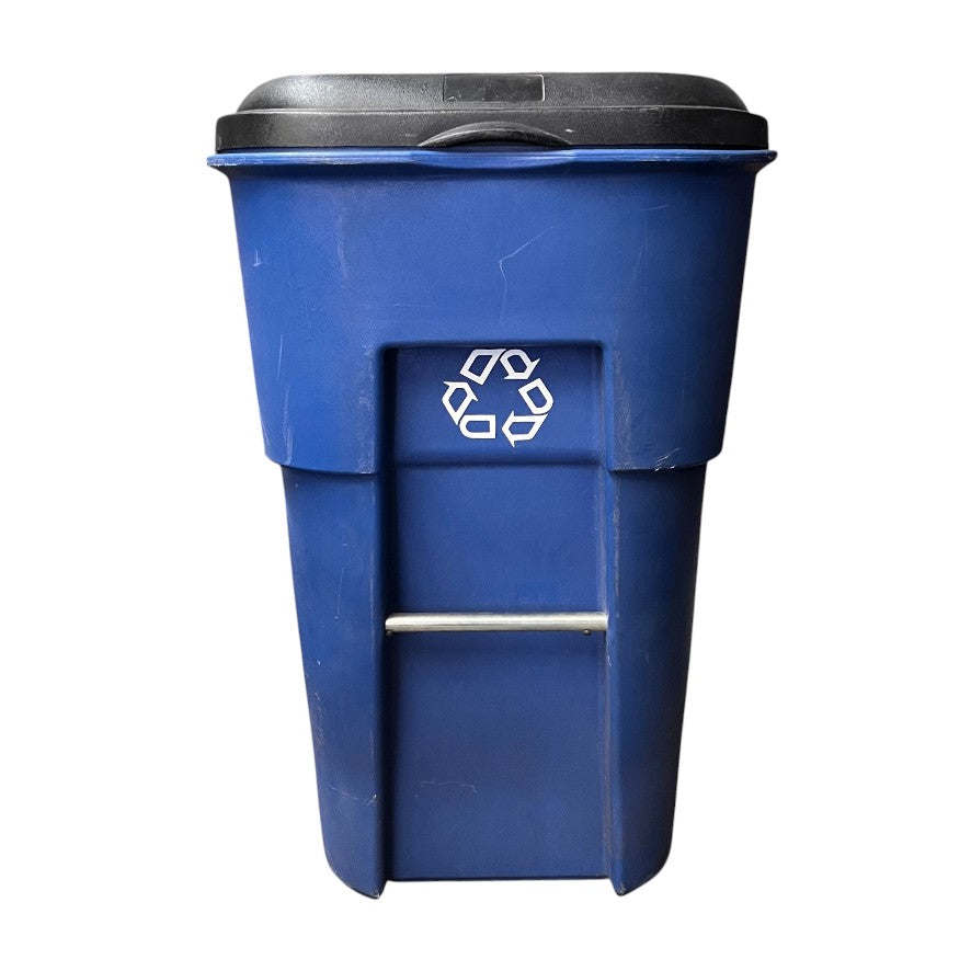 US Style Commerical Recycling Bin - Blue (Large)