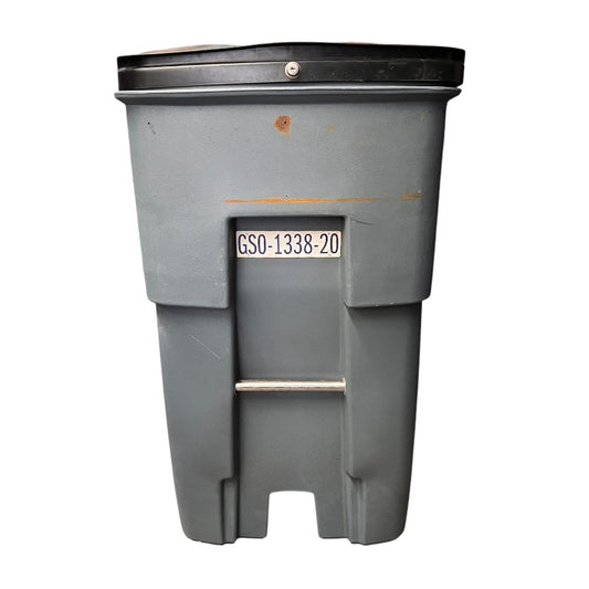 US Style - Commercial Confidential Document Bin - Black & Grey