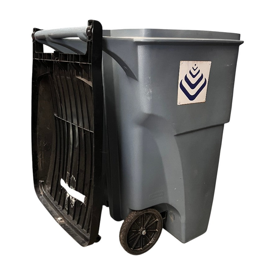 US Style - Commercial Confidential Document Bin - Black & Grey