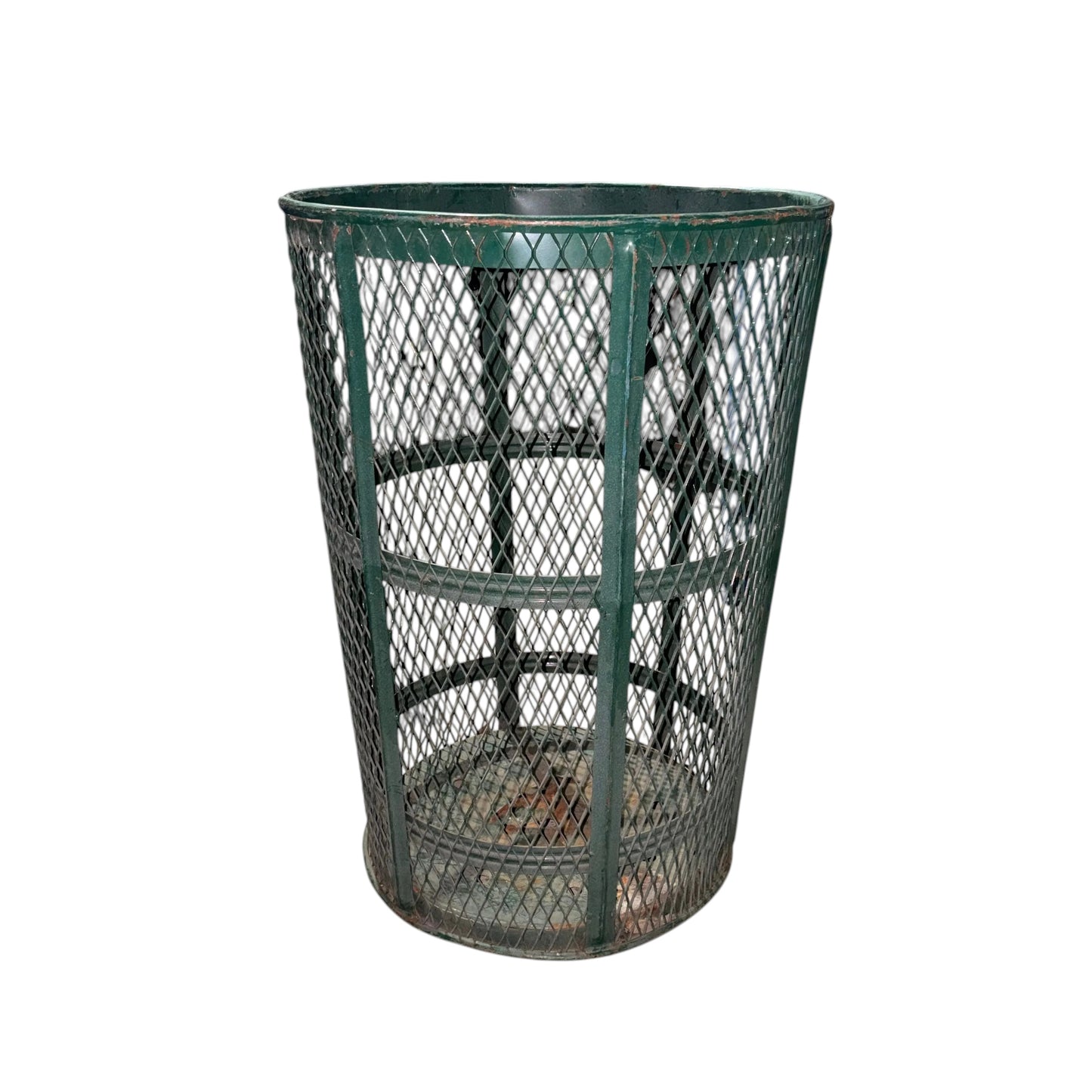 US Style Outdoor Steel Mesh Bin - Green (2 Available)