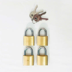 Set of Non Branded Gold Padlocks