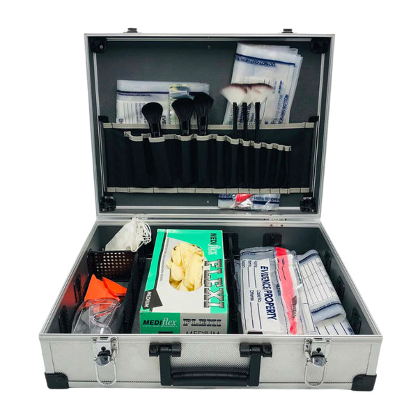 Silver Case Forensic Fingerprinting Kit (2 Sizes)